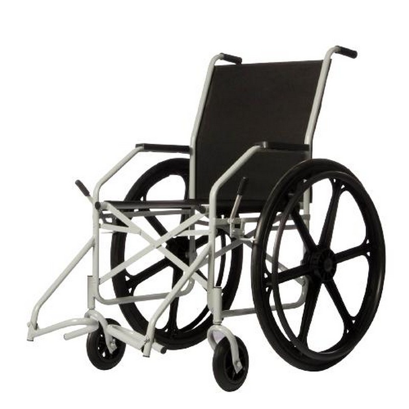 Imagem ilustrativa de Cadeira de rodas simples para idoso